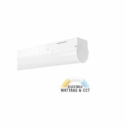 4-ft 34W/38W/45W LED Utility, 4760-5895 lm, 120V-277V, CCT Selectable