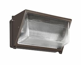 80W Semi Cut-Off LED Wall Pack, 400W MH Retrofit, 8160 lm, 120V-277V, 5000K, Bronze