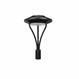 40W LED Post Top Light, 175W HID Retrofit, 5004 lm, 120V-277V, 5000K, Black