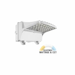 20W/30W/45W/50W LED Cutoff Wall Pack, 120V-277V, CCT Selectable, White