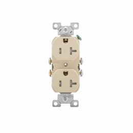 20 Amp Duplex Receptacle Outlet, Almond