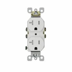 20 Amp Tamper Resistant Duplex Receptacle Outlet, Almond