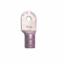 Power Lug, Tin Plated, 1-2 AWG, 5/16-in Stud, 50 Pack 