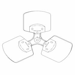 Replacement Fan Blade for LPE16SA & LPE16VA Model Heaters