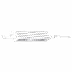 4FT Element for HBB Series Baseboard Heater, 120V