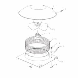 Replacement Dome for ASRV14 Roof Ventilators