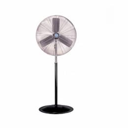 24-in 8.1 Amp Extra Heavy Duty Fan Head & Pedestal, 120V, 2-Speed