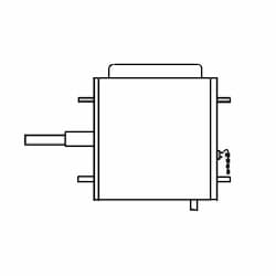 Replacement Motor for MVB Model Fans, 115V-230V