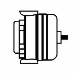 Replacement Motor for AWH, CWH, LFK, & EFF Model Heaters, 480V