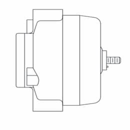 6000W Replacement Motor for IUH & MWUH Model Heaters, 208V-240V