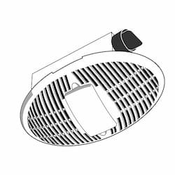 Replacement Reflector Assembly for MM728NL Bathroom Fans