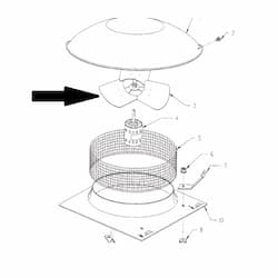 Fan Blade for Attic Ventilator 