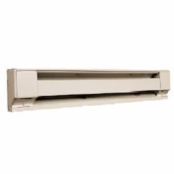 Qmark Heater 8-ft 2500W Commercial Baseboard Heater, High Alt, 12 A, 208V, White