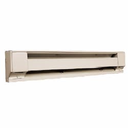 Qmark Heater 2-ft 6-in 500W Commercial Baseboard Heater, 2.4A, 208V, White