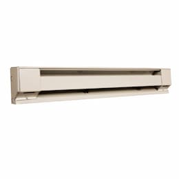 8-ft 1880/2500W Commercial Baseboard Heater, 208V/240V, White