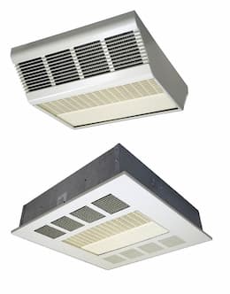 5kW 277V Commercial Downflow Ceiling Heater Section, Navajo White