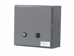 208-480V Time delay controller, 1 three pole contactor