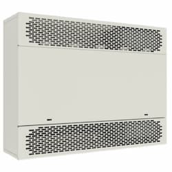 35-in 5kW Cabinet Unit Heater, 17065 BTU/H, 208V, White