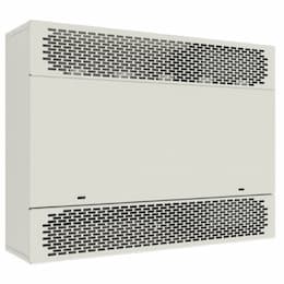 35-in 5kW Cabinet Unit Heater, 17065 BTU/H, 240V, White