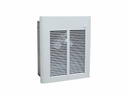 Qmark Heater 750W/1500W Commercial Fan-Forced Wall Heater, 120V White