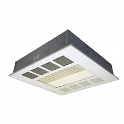 4kW Downflow Ceiling Heater, Recess Mount, 300 CFM, 1-3 Ph, 208V