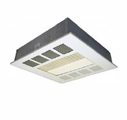 Qmark Heater 5kW Downflow Ceiling Heater, Recess Mount, 300 CFM, 1-3 Ph, 240V