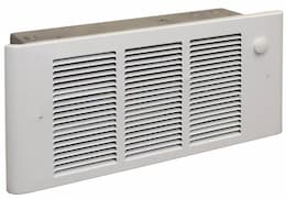 Up to 1500W at 120V Complete Fan-Forced Wall Heater with Thermoset White