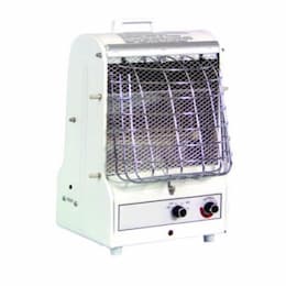 600/900/1500W Fan-Forced Radiant Utility Heater, 12.5A, 120V, White