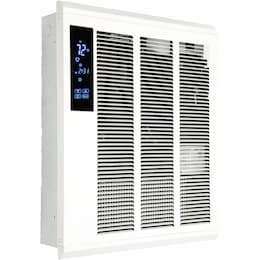 Qmark Heater Up to 4000W at 277V, Commercial Smart Wall Heater w/ Remote, White