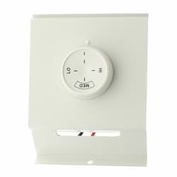 Qmark Heater White, Double Pole Built-In Thermostat for Electric & QMKC Baseboard Heater