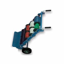 Rack-A-Tiers 26-in Width #1 Wire Reel Caddy, 200lb Capacity