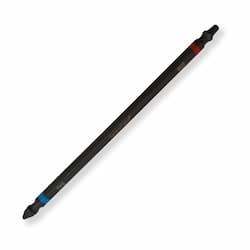 4-in #2 Phillips and #2 Square Double Ended Impact Bit, Blue/Red