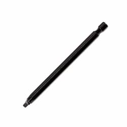 4-in Robertson Square Driver Bit, #3, Black