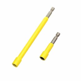 5/16" Hex Bit - 2.5-in, Yellow, 5 Pack