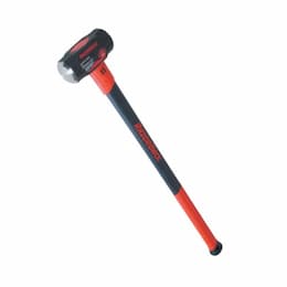 Sledge Hammer w/ 34-in Fiberglass Handle, 8 lb Head