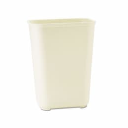 Beige 40 qt. Fiberglass Wastebaskets