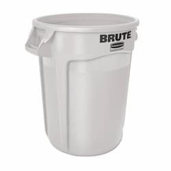 Brute White Round 10 Gal Container