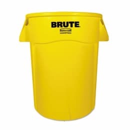 Brute Yellow 44 Gal Utility Container w/ Venting Channels