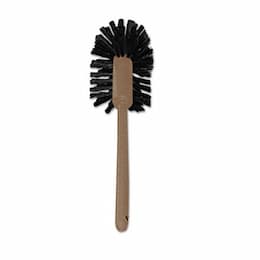 Brown Plastic Handle 17 in. Toilet Bowl Brush