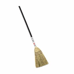 Brown, Lobby Corn-Fill Broom-38-in Handle