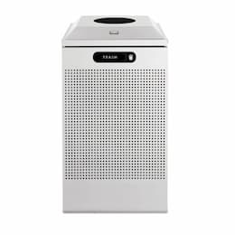 Silhouette Square Recycling Receptacle 29 Gallon
