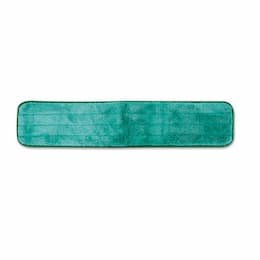 Green Dust Mopping Microfiber Pads 24.5X5.5