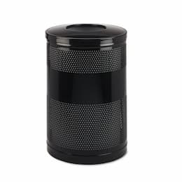 Black Metallic Classics Open Top 51 Gal Receptacle