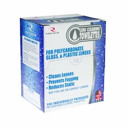 Radians Lens Cleaning Towlettes, 100 Cleaning Wipes