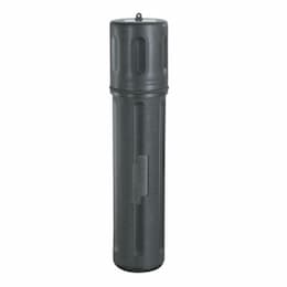 14-in Canister For Welding Electrodes, Polyethylene, Black