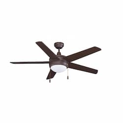 50-in 60W Mirage Ceiling Fan w/ LED Kit, 5-Bronze Blades, Bronze