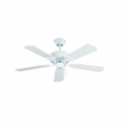 42-in 47W Sunset II Ceiling Fan, 5-White Blades, White