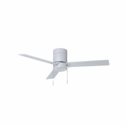 52-in 56W Sabio Ceiling Fan w/ LED Kit, 3-White Blades, White