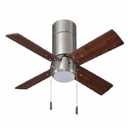 15W 42-in Metalis Ceiling Fan w/ LED Kit, 4-Blade, 80CRI, 3000K, BN