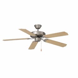 52-in 50W Desert Moon Ceiling Fan, 5-Maple Blades, Nickel